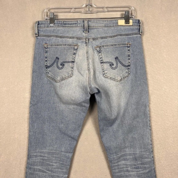 Adriano Goldschmied The Legging Ankle Super Skinny Jeans 30R Light Wash Denim - Picture 12 of 14